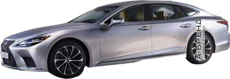 Лексус LS350 5, рестайлинг Седан